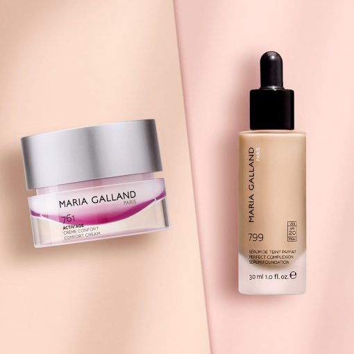 PEČUJÍCÍ SÉRUM & MAKE-UP MARIA GALLAND 799 a Výživný krém Activ´Age Maria Galland 761