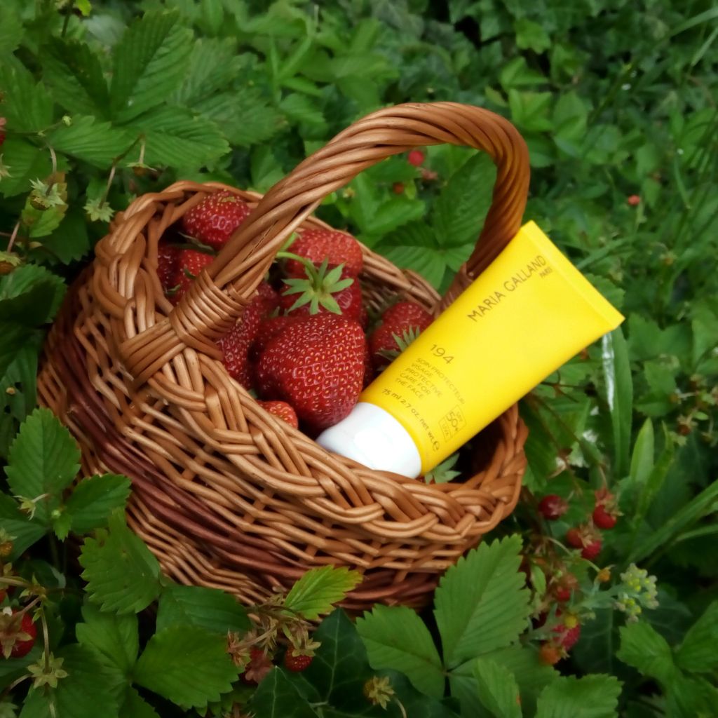 Opalovací krém na obličej SPF 50 Maria Galland 194 Opalovací krém do města i do lesa na jahody! To je Maria Galland 194